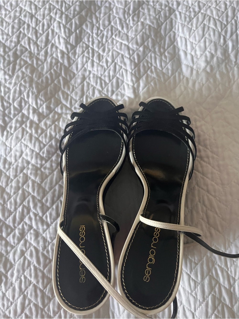 🖤🤍SERGIO ROSSI🤍🖤38👀@my listings🌟 - Picture 4 of 4